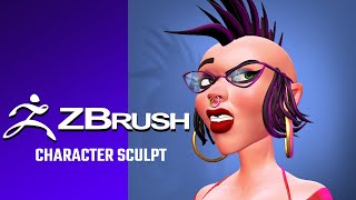 Punk Rocker Girl - ZBrush Sculpt