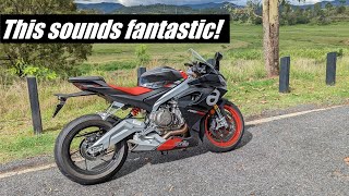 Aprilia RS 660 Sound, Flyby & Walk Around