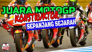 JUARA MOTOGP KONSTRUKTOR SEPANJANG SEJARAH | MOTOGP