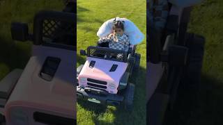 They see me rolling 🔥💵✅ #asmr #baby #shorts #powerwheels #babyshorts #funny #jeep #jeeplife