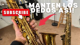 Tips & Trucos de Sax: Por Qué Debemos Mantener Los Dedos Siempre Cerca del Saxofón? - RamirezSax 🎷