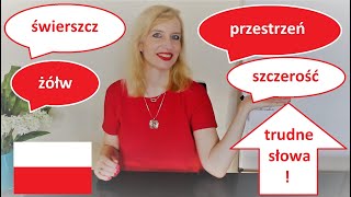 LEARN POLISH: TRUDNE SŁOWA, CZĘŚĆ 3 (DIFFICULT WORDS, PART 3)/ ENGLISH SUBTITLES