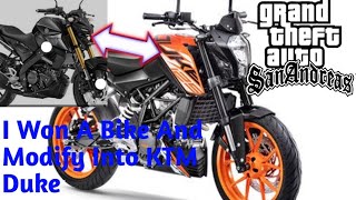 I won A Normal Bike And Convert it into Ktm Duke | Gta San Andreas Gameplay | #technogamerz