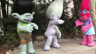 Guy Diamond from Trolls glitter fart GLART at Universal Studios Orlando Florida