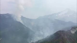 Oregon Army Guard assists Whitewater Fire suppression, August 2017