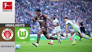 FC St. Pauli - VfL Wolfsburg | 0:0 | Zusammenfassung | Bundesliga 2024-25