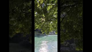 Sunny windy 😘weather near Aare Bern, Kornhaus Brige #travel #bern #nature #bernswitzerland #river