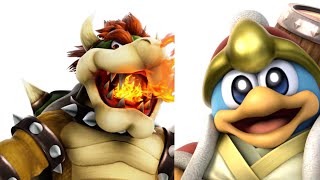 Bowser vs King Dedede in Super Smash Bros Brawl (Remaster)