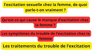 l’excitation sexuelle chez la femme