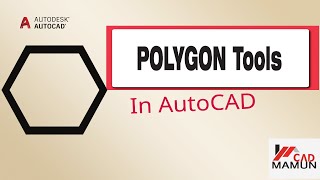 How to draw polygon in Auto CAD|Auto CAD Polygon Command Tutorial Complete | Square।Auto CAD # 21