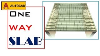 How to draw One way Slab in AUTOCAD