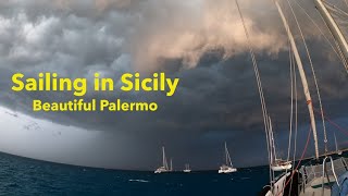 Sailing in Sicily. Beautiful Palermo