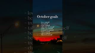 I choose myself #octobermood #goals #selflove #CapCut #october2024