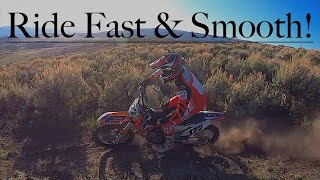 How To Ride A Dirt Bike Fast And Smooth Like A Pro!