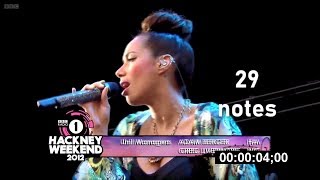 Leona Lewis - RUN - Vocal range - a hard song to sing live