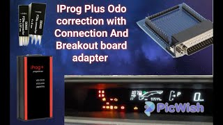 iprog plus Toyota AQUA meter correction with  Denso Test 2 and connections