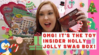 The Toy Insider Holiday of Play Holly Jolly Swag Box Unboxing