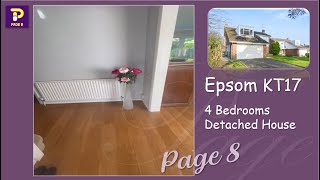 英國租屋| Epsom KT17 | 4 Double Bedrooms| £3,000 PCM | Fabulous Detached Hse