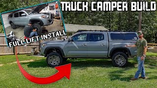 Truck Camper Build - Lift Install and More... ( BIG Changes Coming..! )