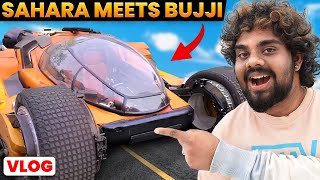 SAHARA YT MEETS BUJJI 🤖 FROM KALKI IN RAJAHMUNDRY