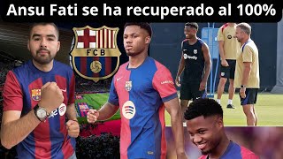 🔵🔴Ansu Fati SE HA RECUPERADO al 100%! Hansi Flick podría CONVOCARLO en el próximo partido! 🔙✅