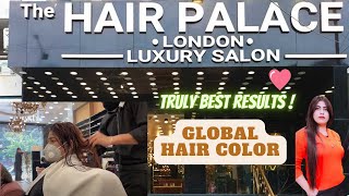 Global Hair Color with keratin treatment || The hair palace luxury salon ||  Rituals