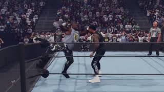 WWE 2K24D VON DUDLEY VS JEY USO