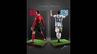 ⚔🇦🇷🇵🇹 Статистика Месси и Роналду за все их карьеру.#football #messi #ronaldo #роналду #месси