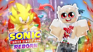 ✨ What if Super Sonic was in Sonic Speed Simulator!? 🔥 - Roblox