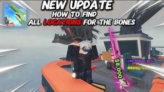 How to obtain NEW RELIC ROD and AII location Bones BESTIARY in FISCH UPDATE (Roblox Fisch)