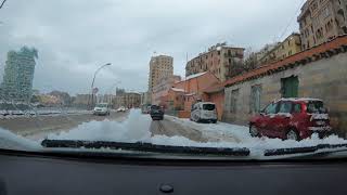 Neve Albissola Savona 2 marzo 2018 [ gopro hero 6 onboard - 4k 30fps