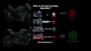 Superbikes Sound 🥵🔥| #kawasaki #h2r #honda #cbr1000rr #yamaha #r1 #suzuki #gsxr1000