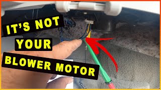 How To Test a Dodge AC / Heater Blower Motor To Tell If It's Bad