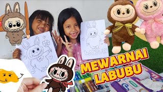 MEWARNAI MENGGAMBAR BONEKA LABUBU | KUROMI DAN HELLO KITTY