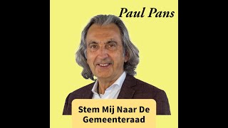 Stem mij naar de gemeenteraad van Paul Pans