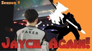 Faker Picks Jayce Again! - Faker Jayce vs Qiyana Mid - Season 9 KR Ranked | LoL Replays