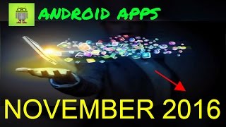 Best android apps! NOVEMBER 2016