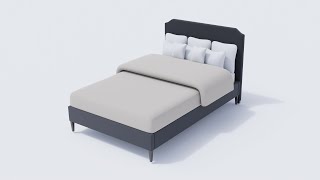 Master Bedroom Bed 3D Model