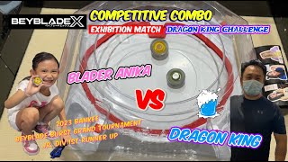 The Dragon King VS Blader Anika | Beyblade X Competitive Exhibition Matchベイブレードエックス