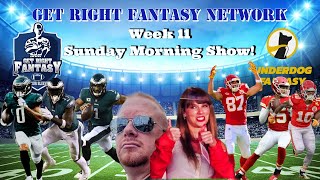 Week 11 Sunday Morning Show with *Live* Q&A | GRFN Ep. 222