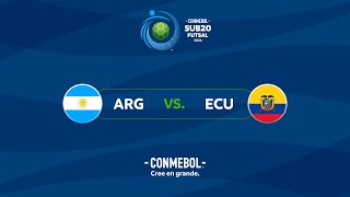 ARGENTINA vs. ECUADOR | CONMEBOL SUB20 FUTSAL 2024