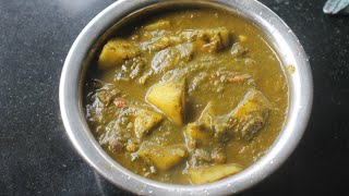 Aloo Palak Gravy Recipe #aloopalak #palakaloo #spinach #palaksabzi #rotisabji #aloopalaksabji