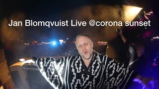 El dj alemán Jan Blomqvist live in en Corona Sunset en Buenos Aires Argentina