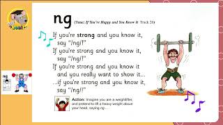 JOLLY PHONICS /Ng/ SONG, LYRICS AND ACTION  ||  PHASE 5