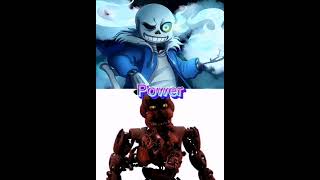 Nightmare Freddy vs Sans#shorts