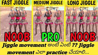 BGMI FAST MOVEMENT FIRING IN TELUGU || BGMI JIGGLE SPRY