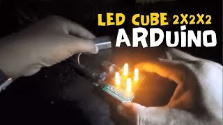 How to Make 2x2x2 LED Cube using Arduino Uno Microcontroller