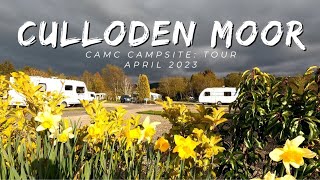 Culloden Moor CAMC Club Site - Tour and Review | Motorhome Scotland NC500 | April 2023