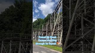 Comet Shoots through Amusement Park