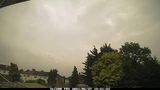 Day timelapse 27th June 2021, Cloudy, London